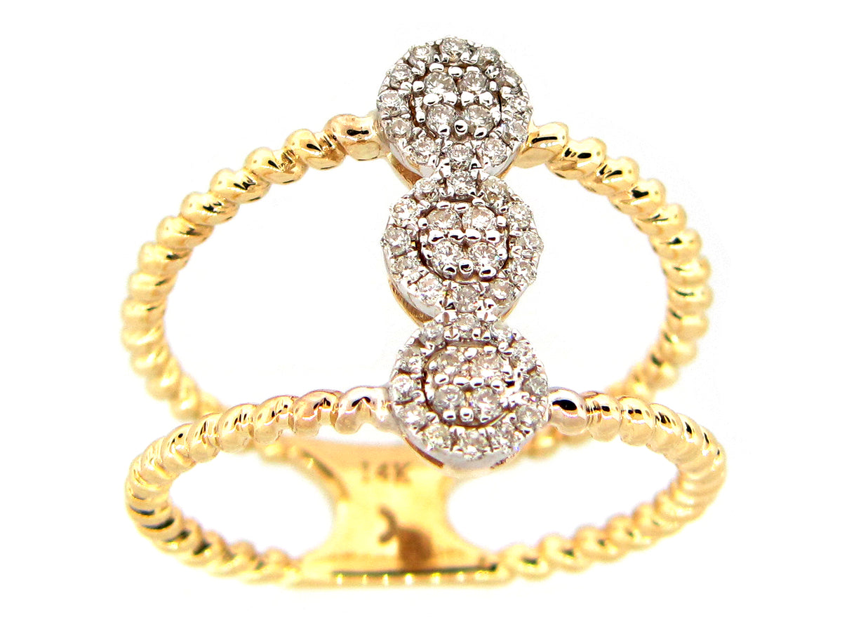 DIAMOND RING, 14KY (N)