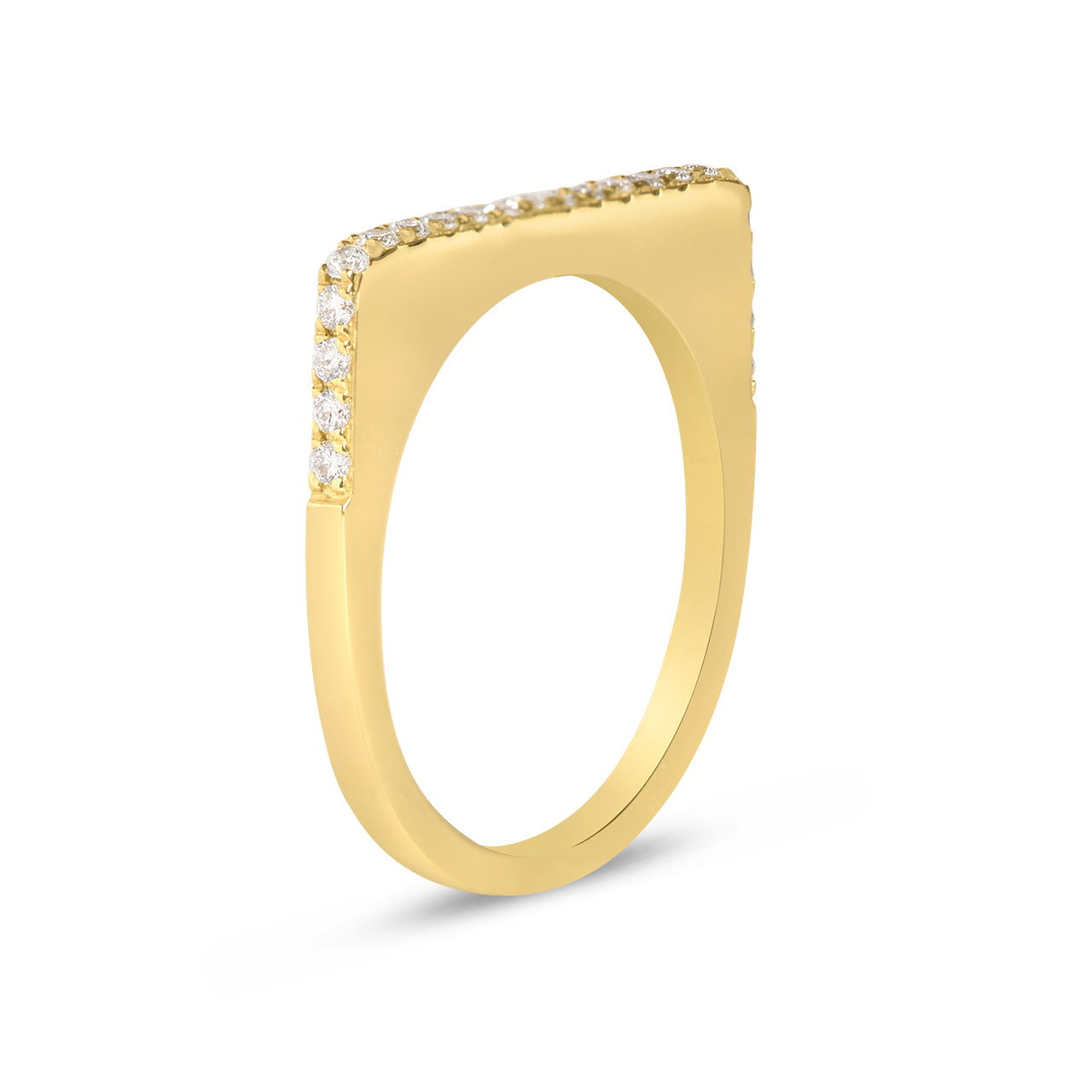 Diamond Square Stackable Band