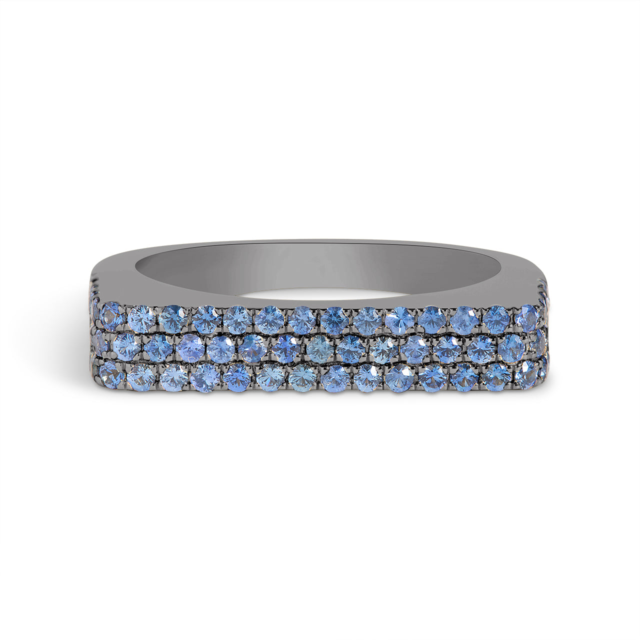 Sapphire Square Ring