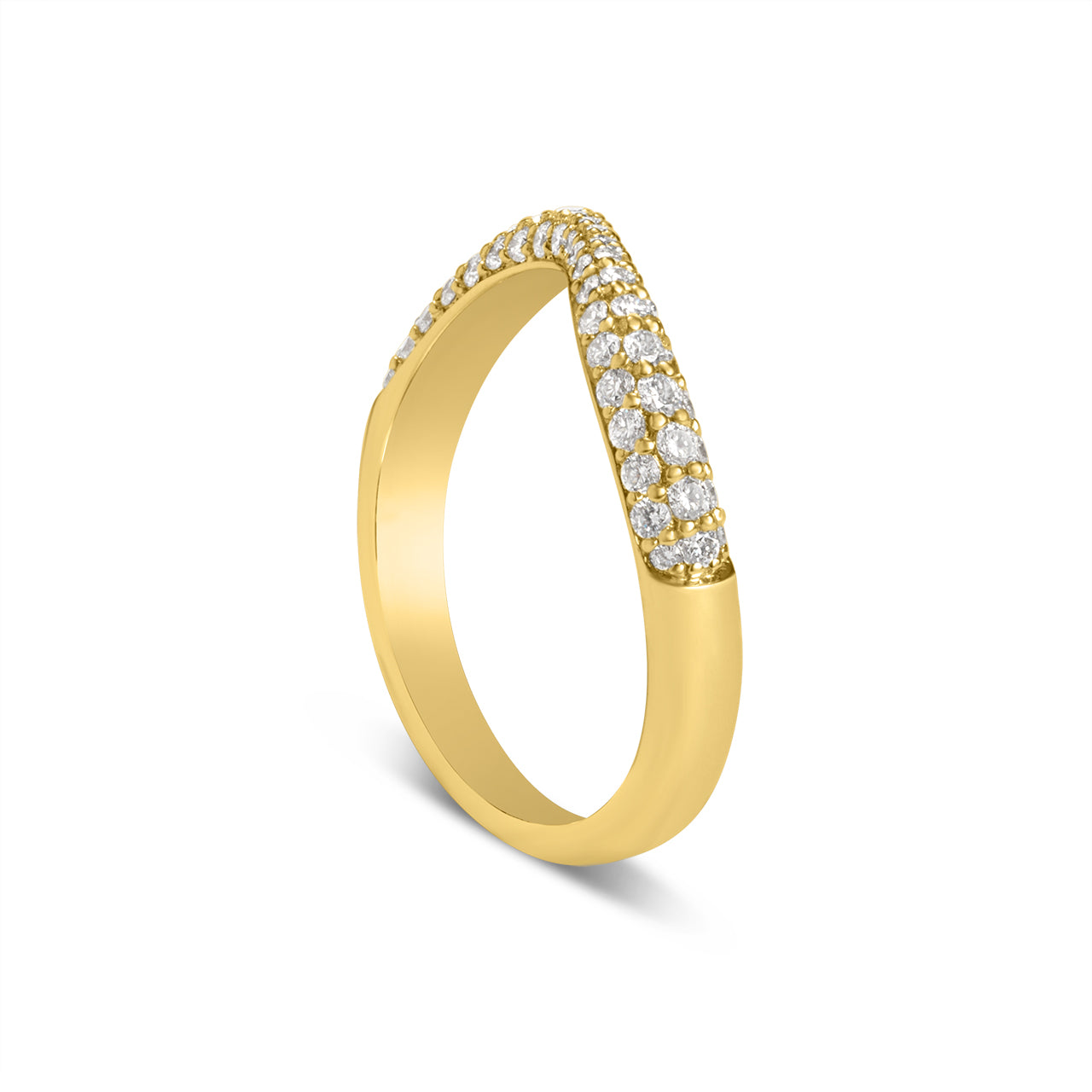 Diamond Wavy Band