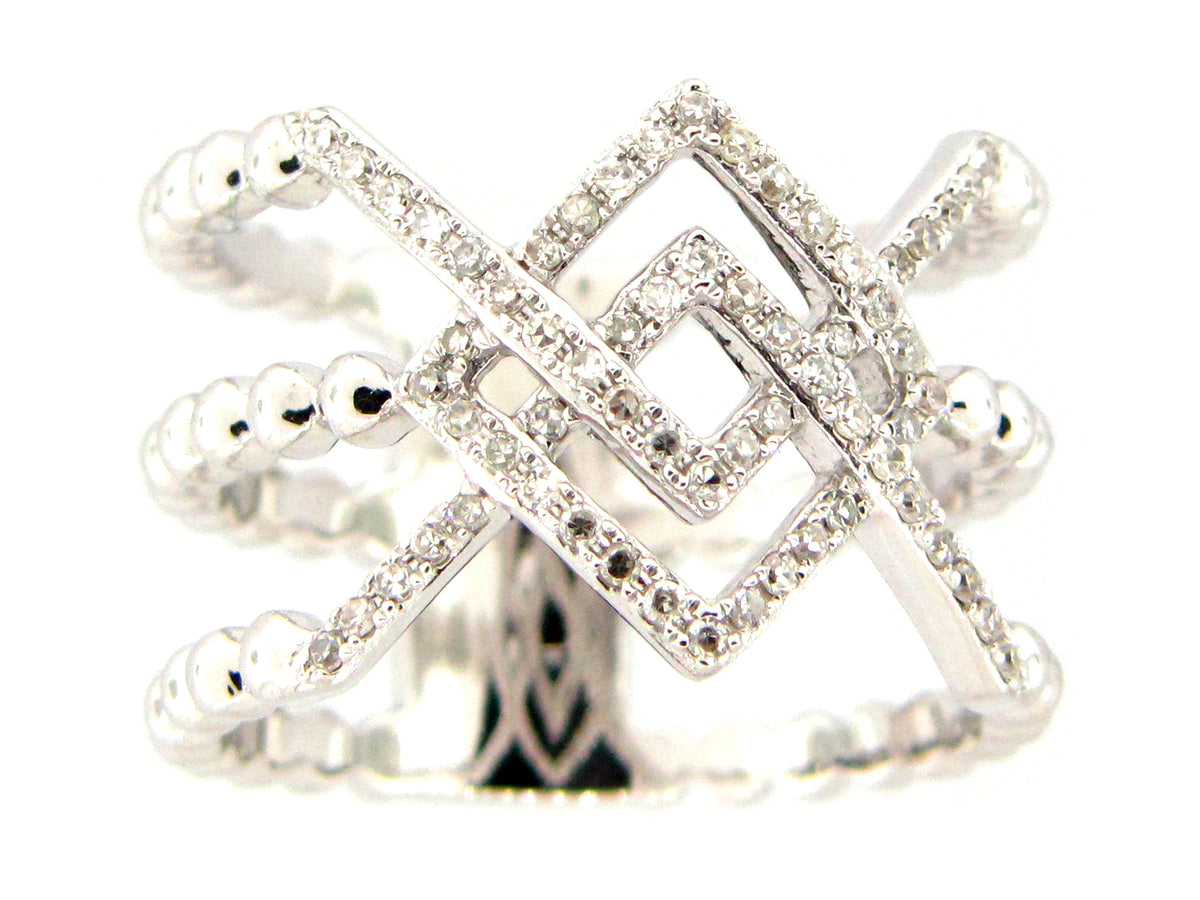 DIAMOND RING, 14KW (N)