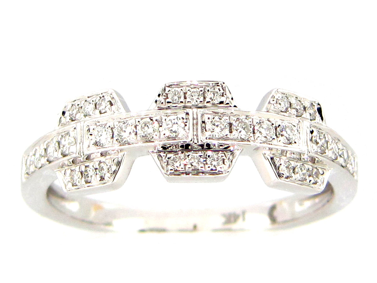 DIAMOND RING, 14KW (N)
