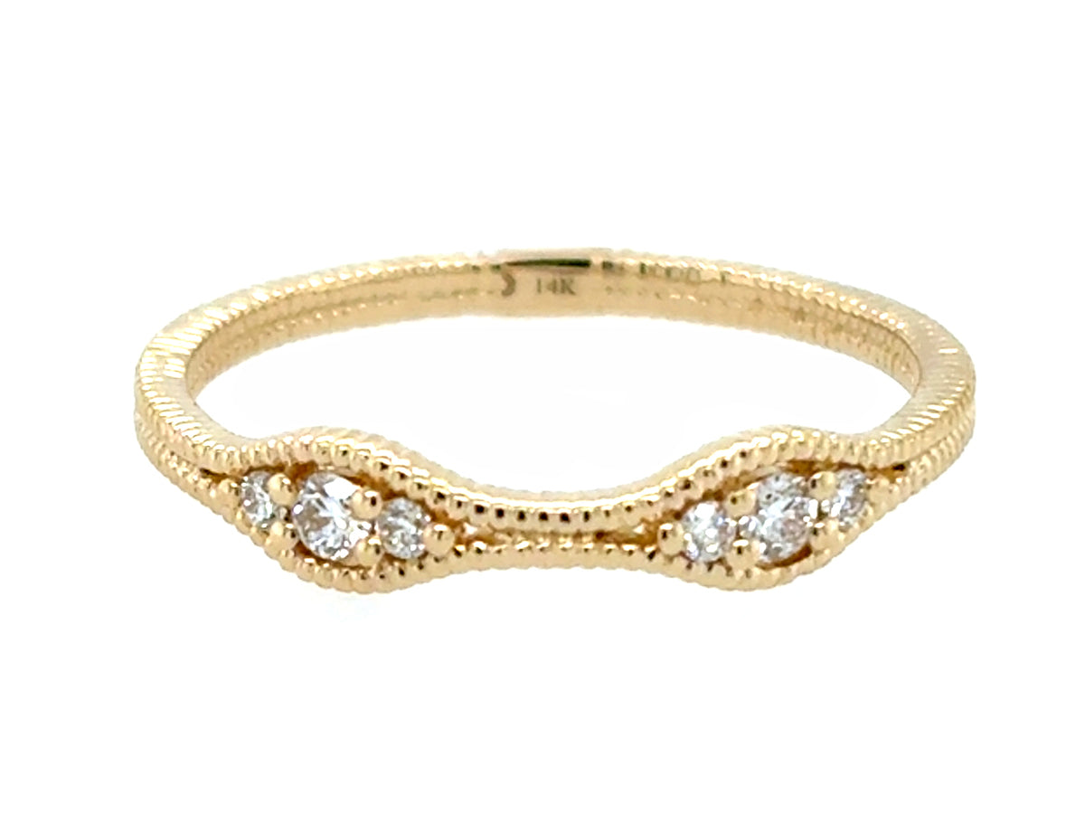 Diamond 2 Cluster Ring, 14ky (N)