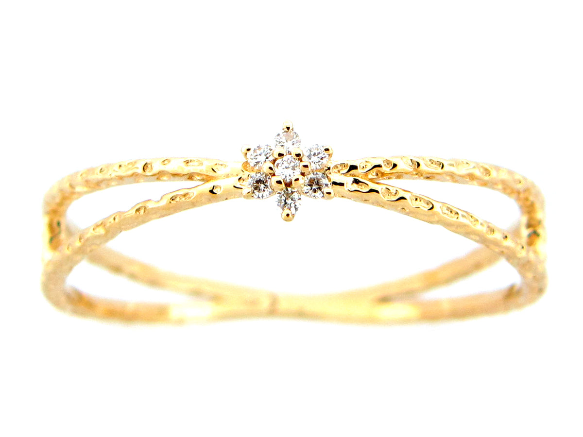 DIAMOND INFINITY RING, 14KY (N)