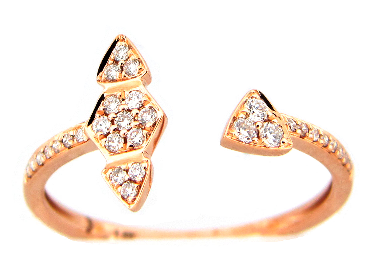 DIAMOND RING, 14KR (N)