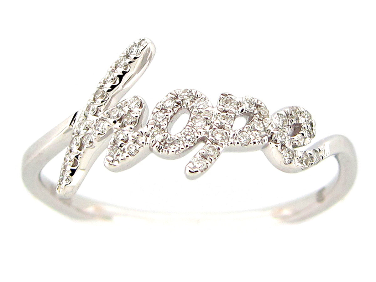 DIAMOND RING, 14KW (N)