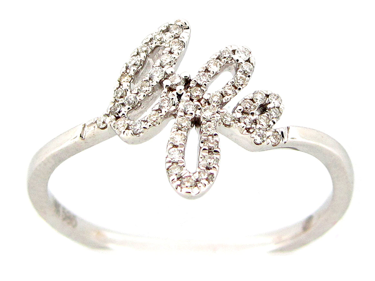 DIAMOND RING, 14KW (N)