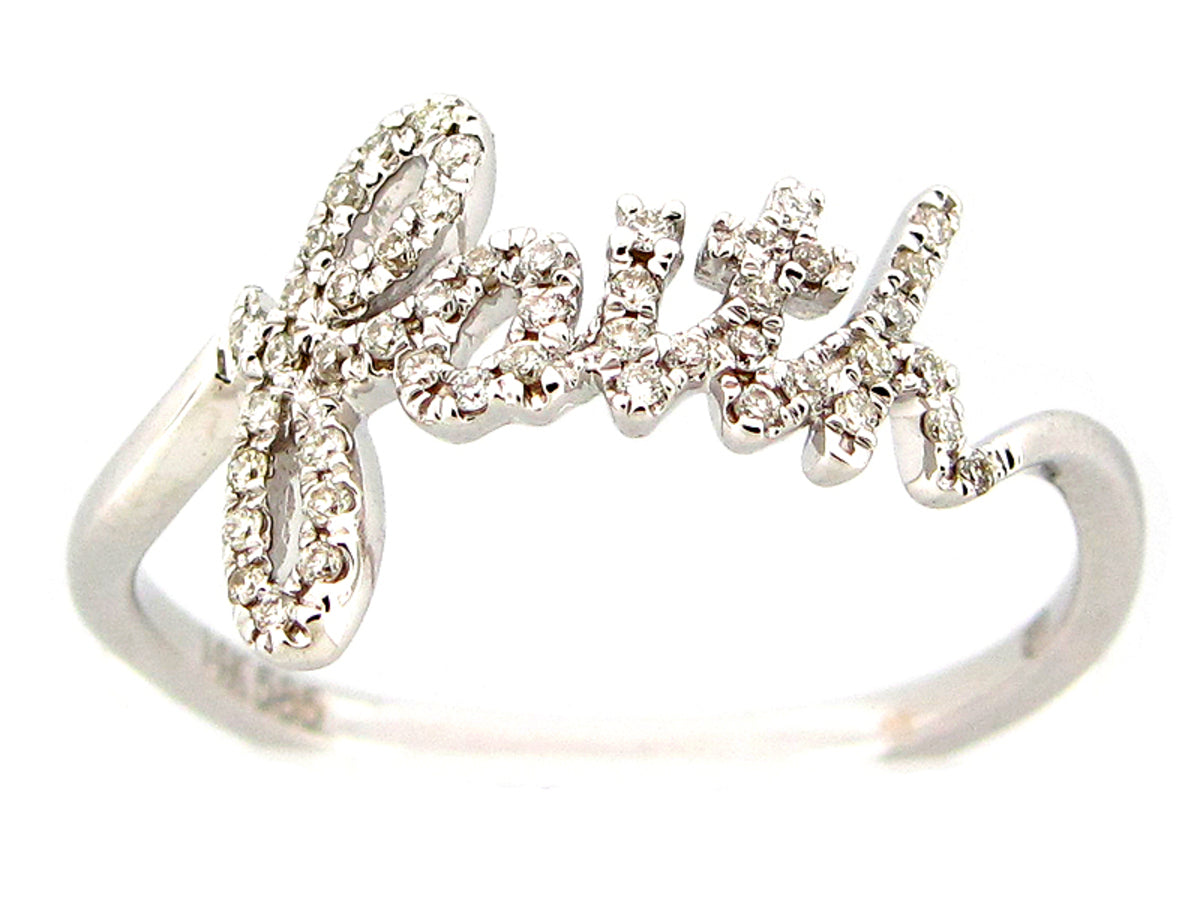 DIAMOND FAITH RING