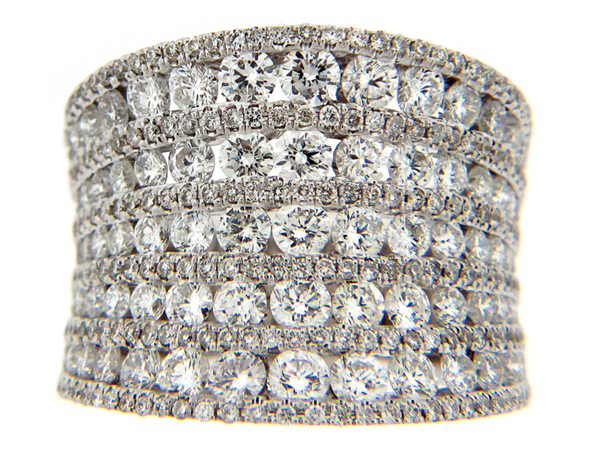 DIAMOND RING, 18KW (N), D=3.86