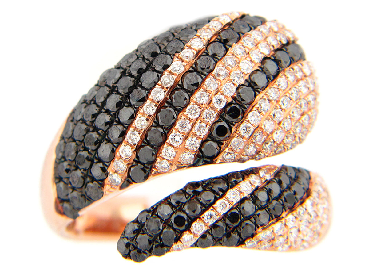 BLACK & WHITE DIAMOND RING