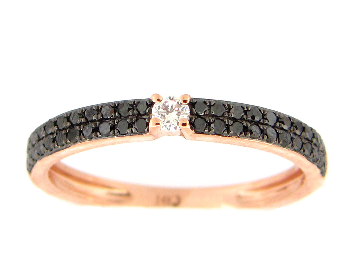 BLACK & WHITE DIAMOND RING