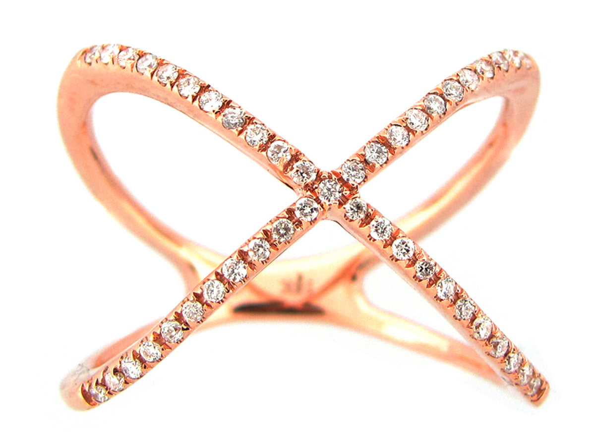DIAMOND X RING