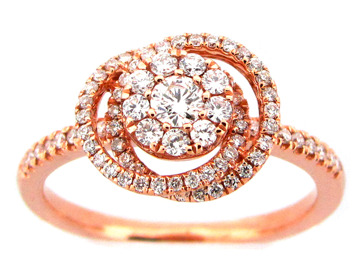DIAMOND RING, 14KR (N)