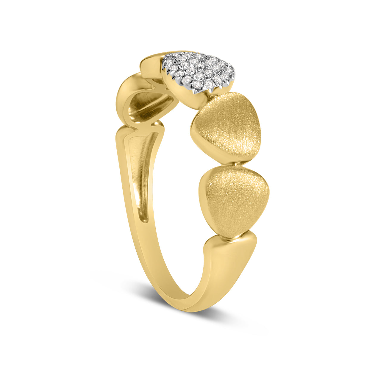 Diamond Pebble Ring
