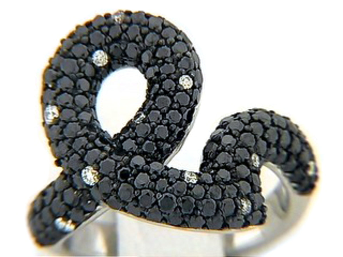 BLACK & WHITE DIAMOND RING