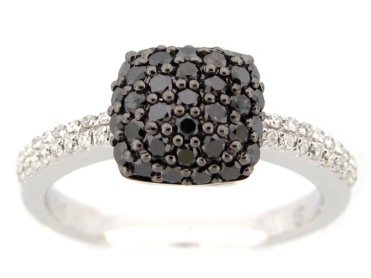 BLACK & WHITE DIAMOND RING
