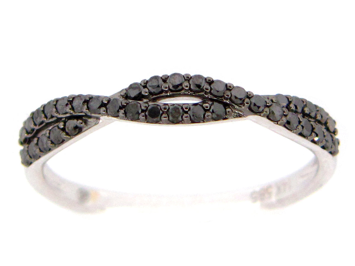 BLACK DIAMOND TWIST RING