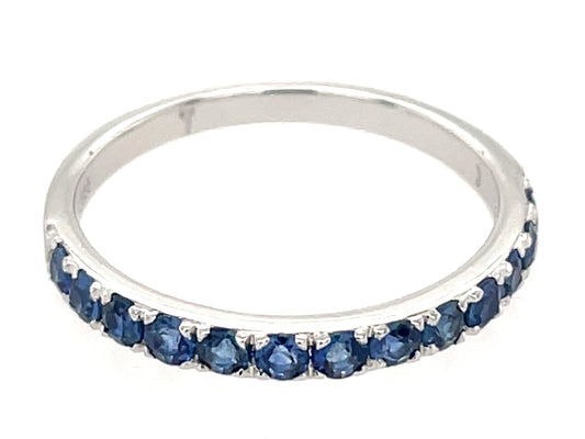 1 ROW SAPPHIRE RING