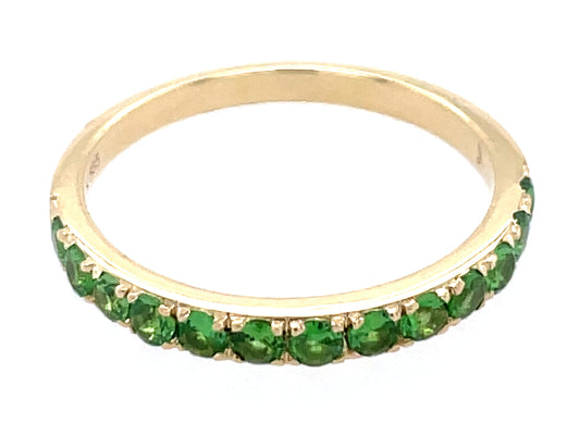 1 ROW TSAVORITE RING