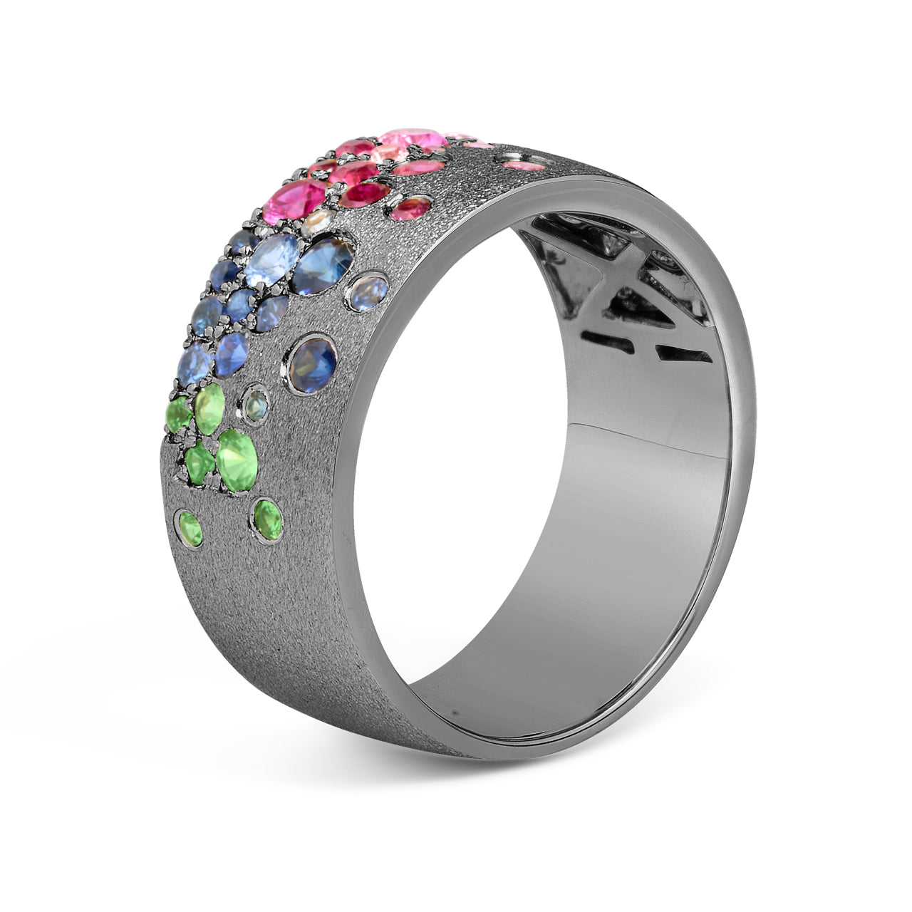 Rainbow Sapphire Confetti Signature Cigar Band