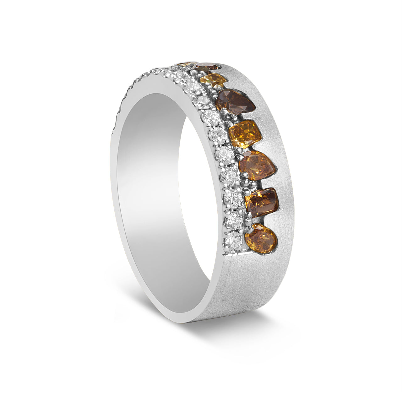 Fancy Diamond Confetti Stack 6mm Cigar Band