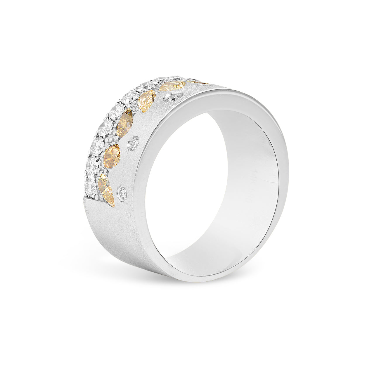 Fancy Diamond Confetti Stack Cigar Band