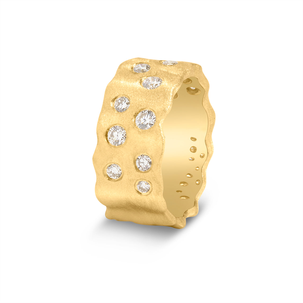Diamond Scatter Artisan 9mm Band