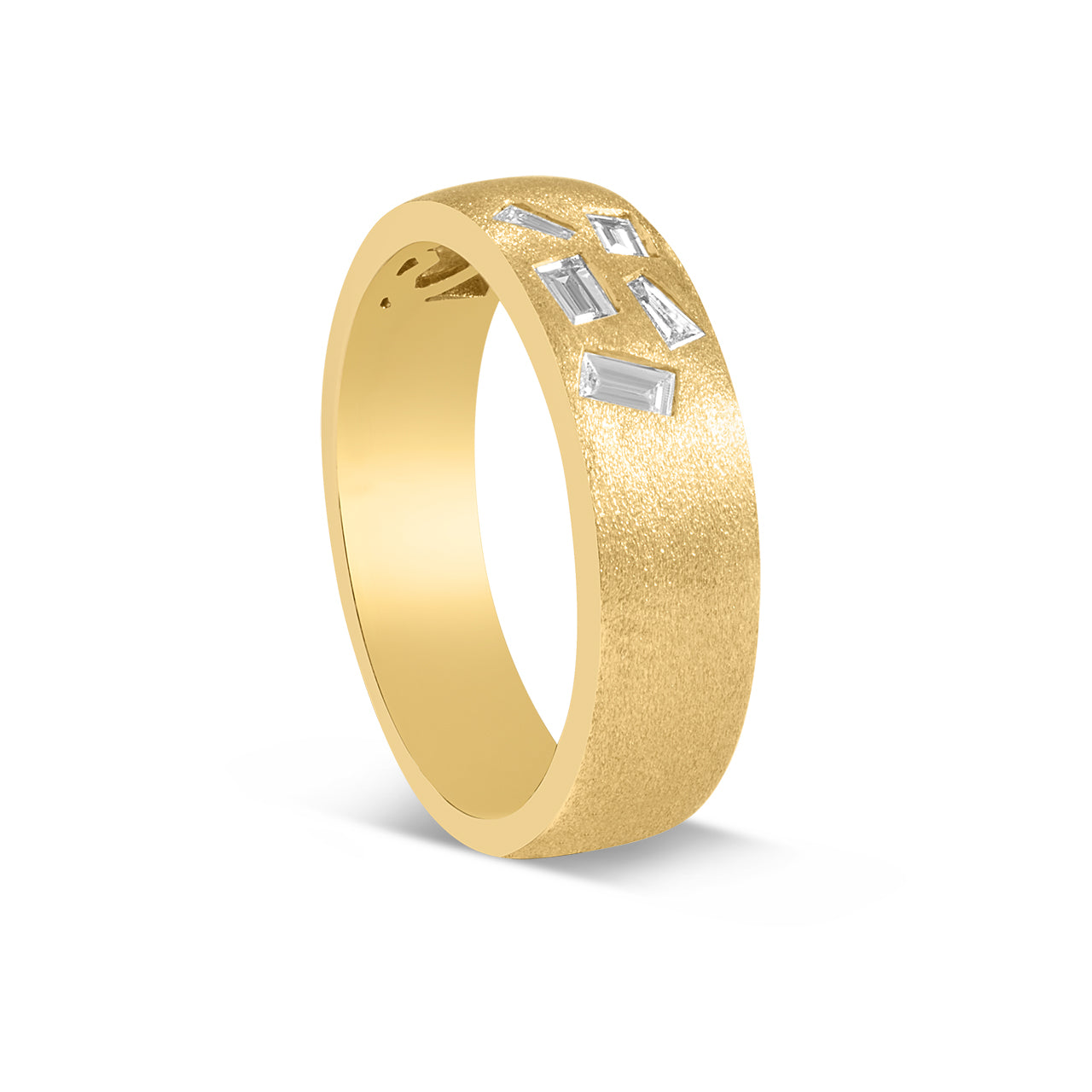 Diamond Baguette Cluster Cigar Band
