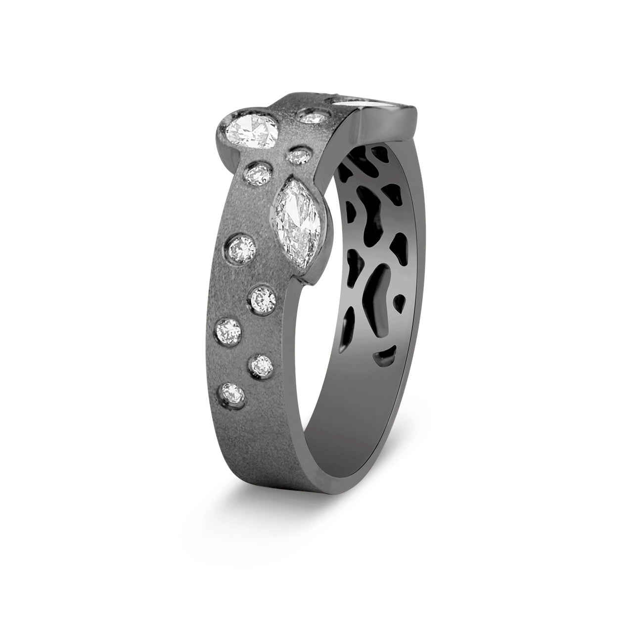 Diamond Fancy 4.6mm Contour Ring