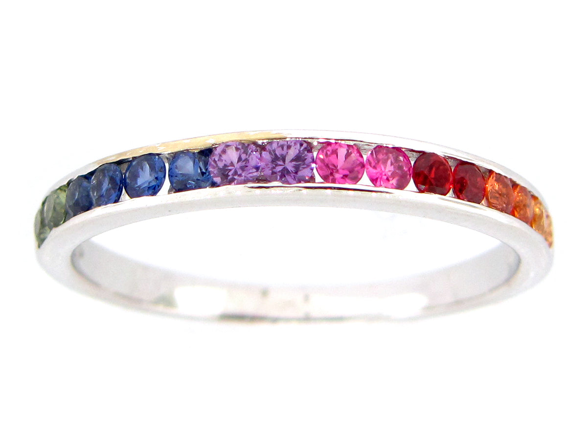 Rainbow Sapphire Ring