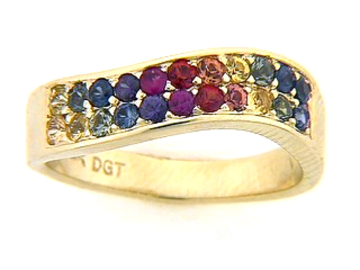 RAINBOW SAPPHIRE RING