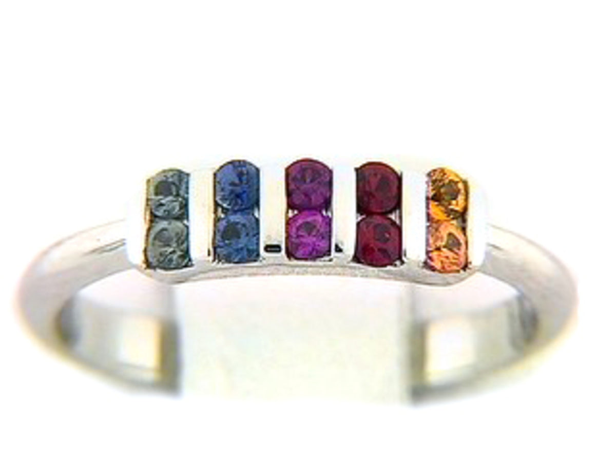 RAINBOW SAPPHIRE RING