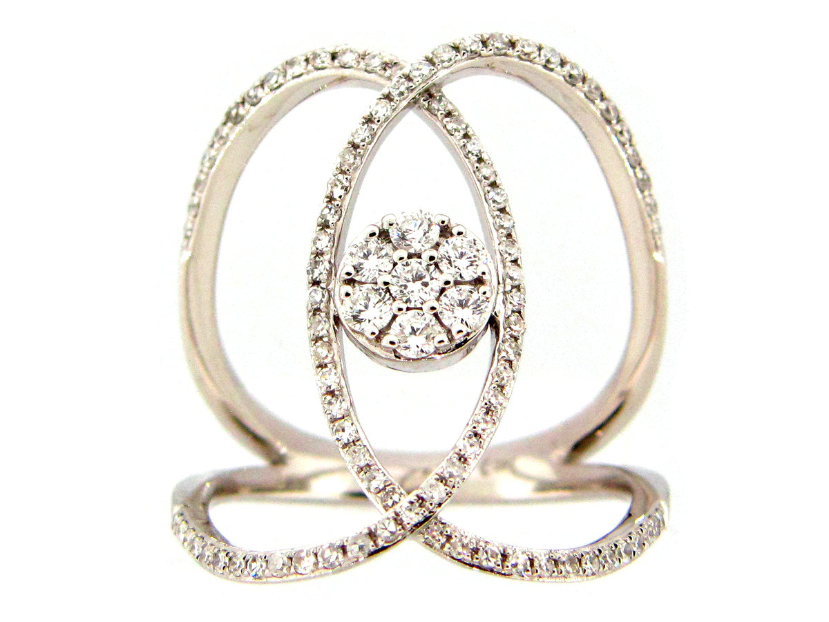 DIAMOND RING, 14KW (N)