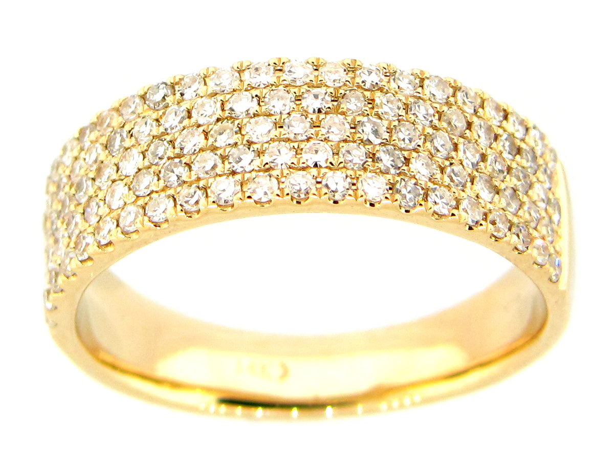 DIAMOND 5 ROW RING