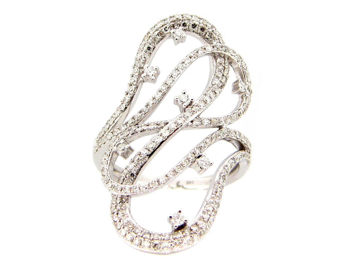 DIAMOND RING, 14KW (N)