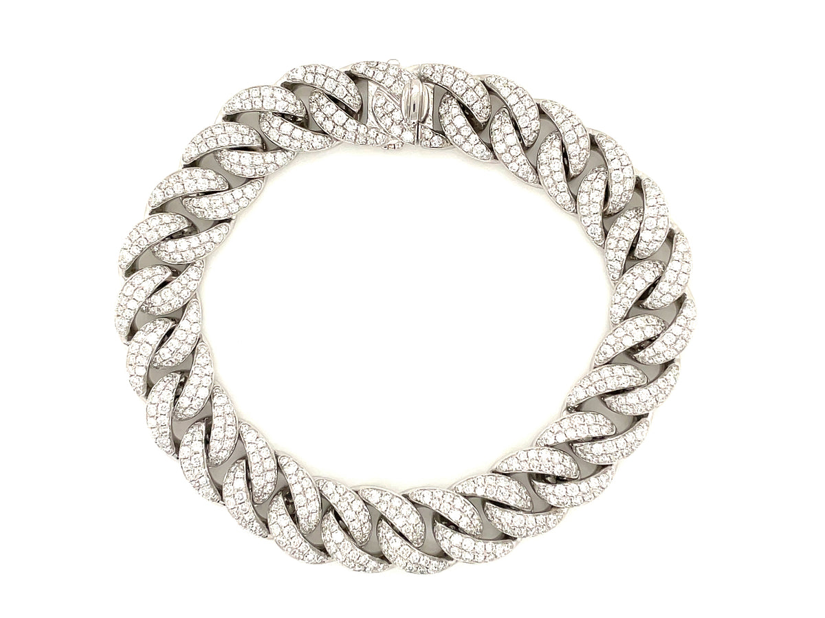 DIAMOND LINK BRACELET, 7"