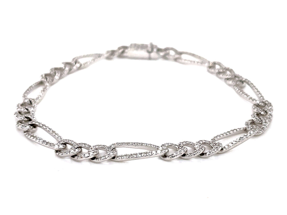 DIAMOND PAVE LINK BRACELET
