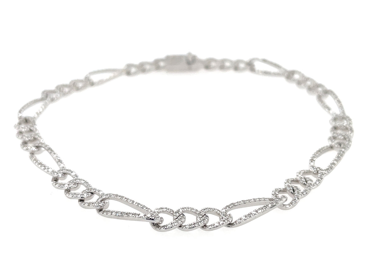 DIAMOND PAVE LINK BRACELET