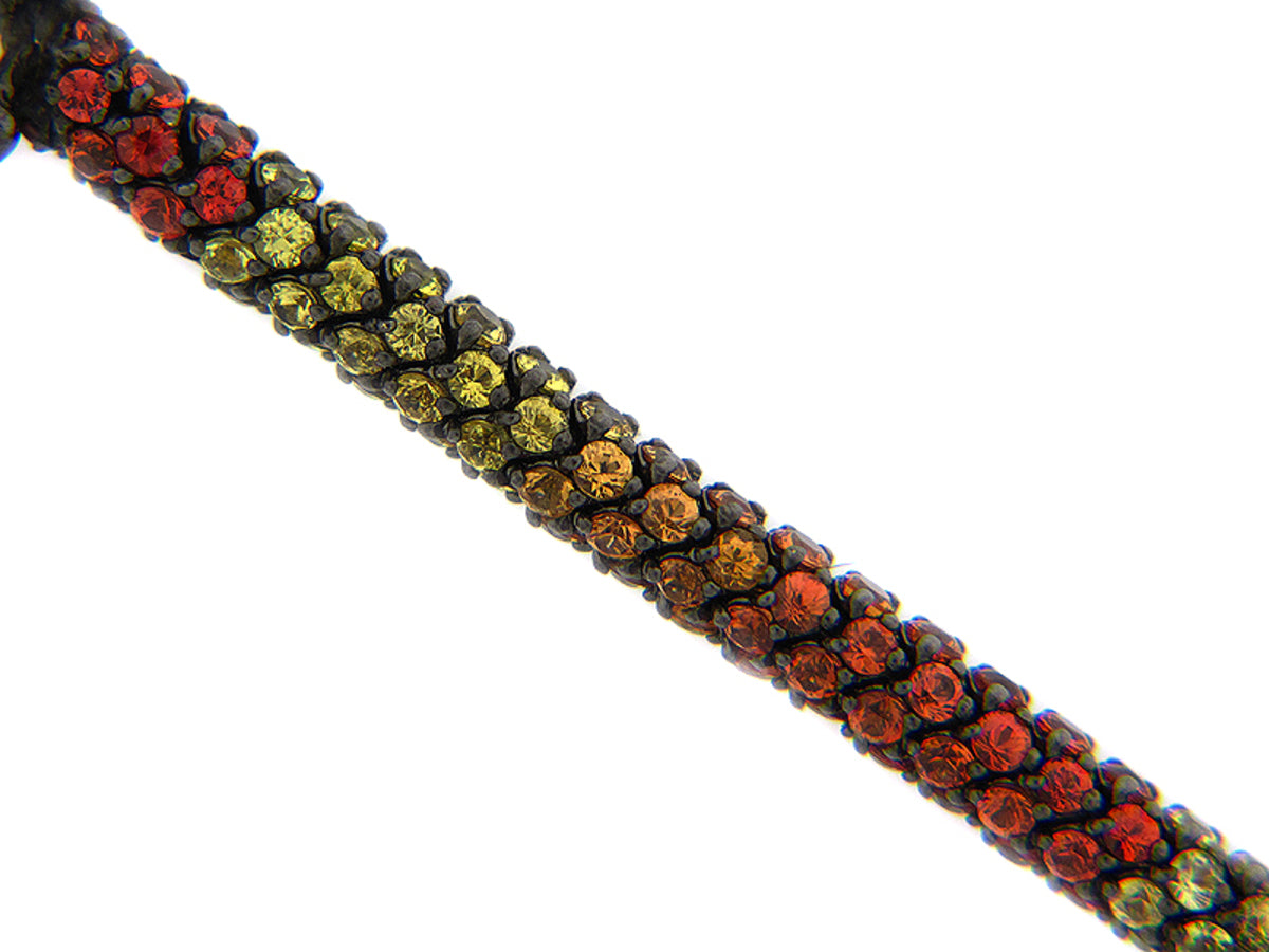 ORANGE SAPPHIRE BRACELET