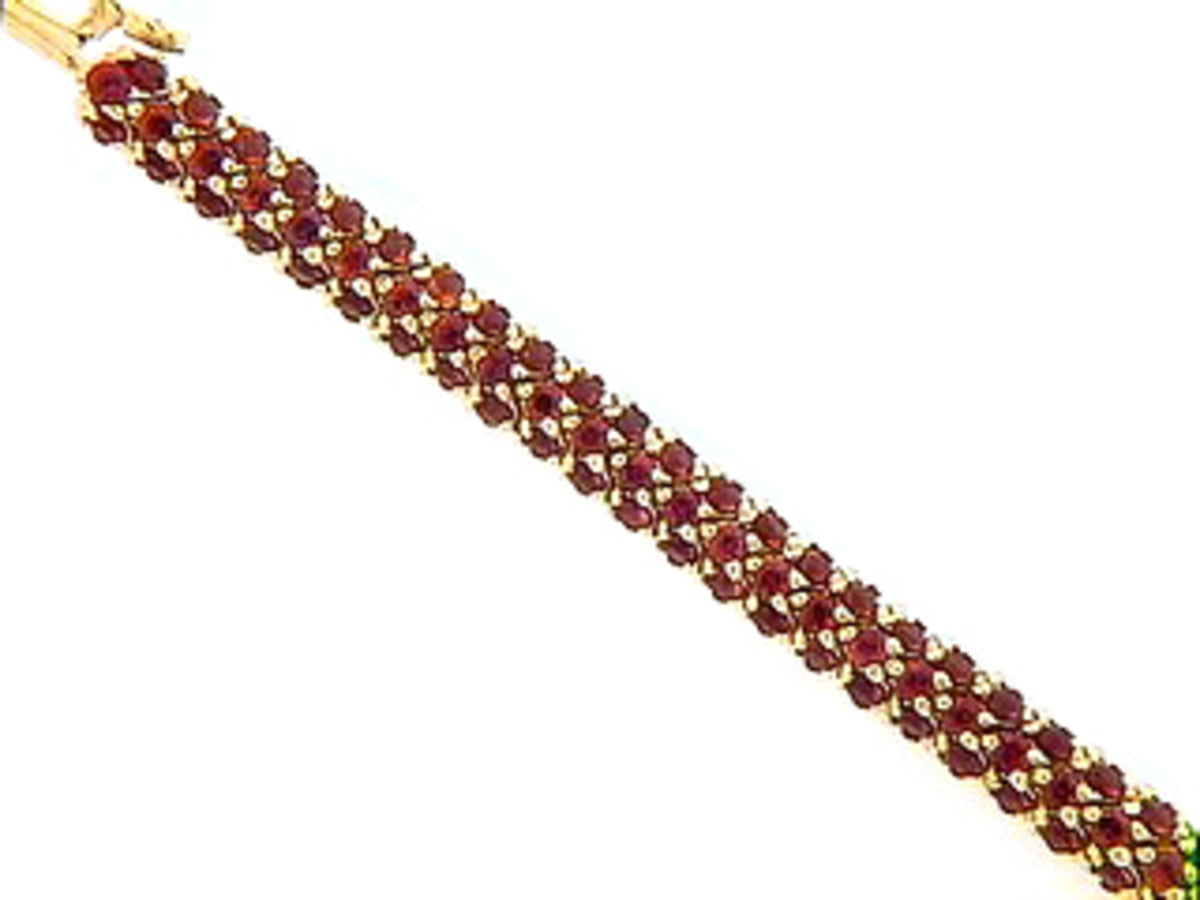 ORANGE SAPPHIRE BRACELET