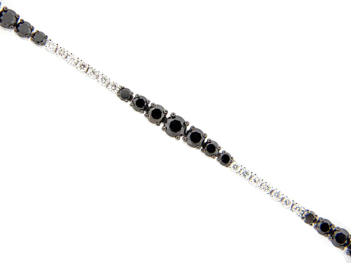 BLACK & WHITE DIAMOND BRACELET