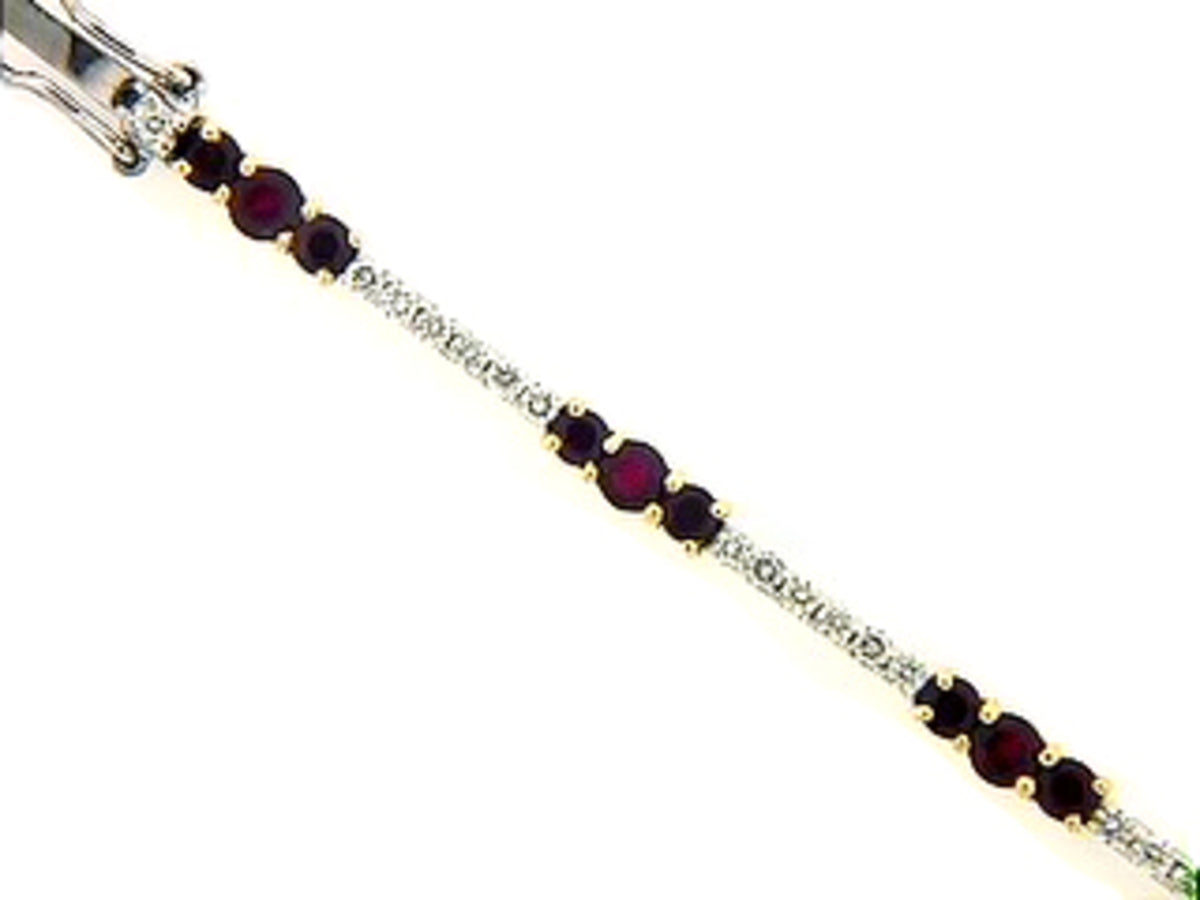 RUBY & DIAMOND BRACELET