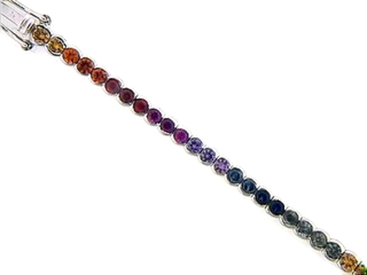 RAINBOW SAPPHIRE BRACELET