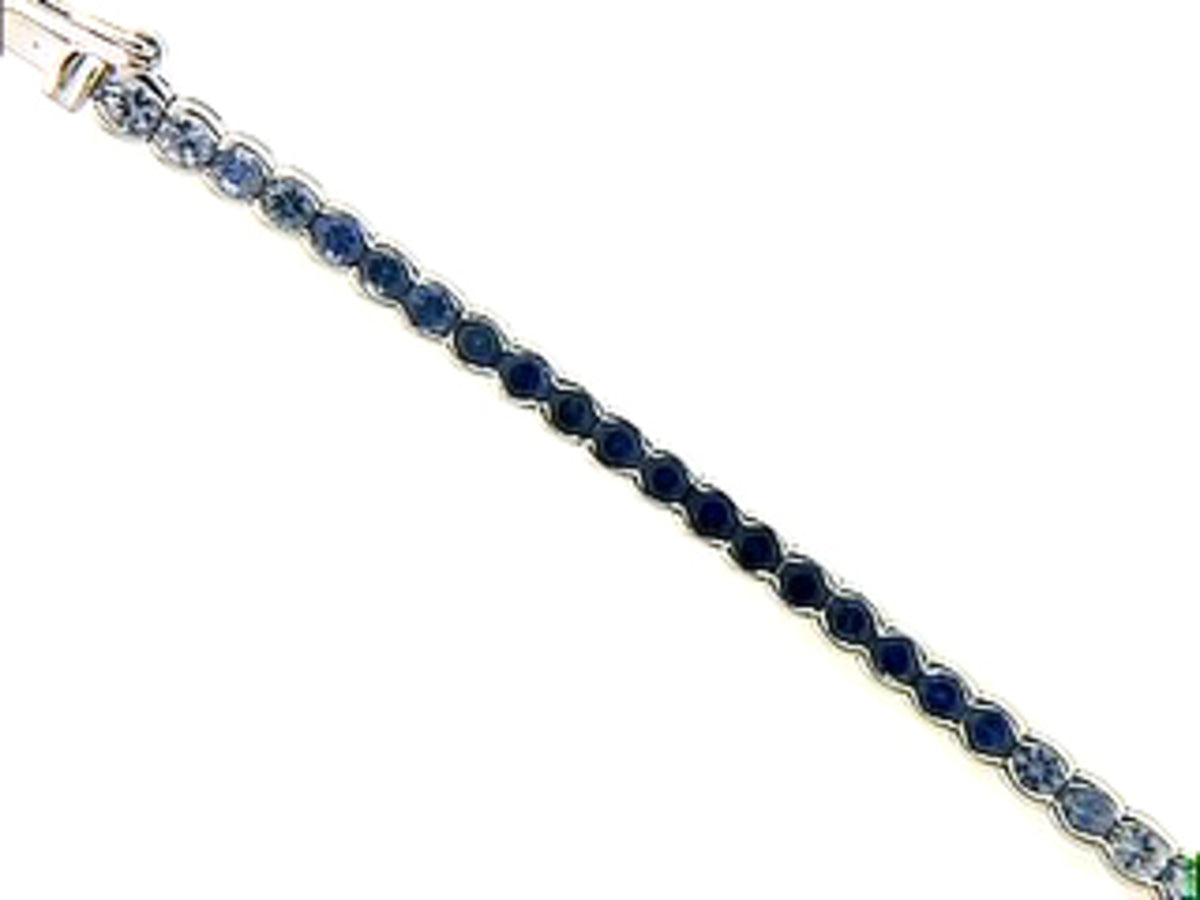 SAPPHIRE BRACELET, 18KW (H)