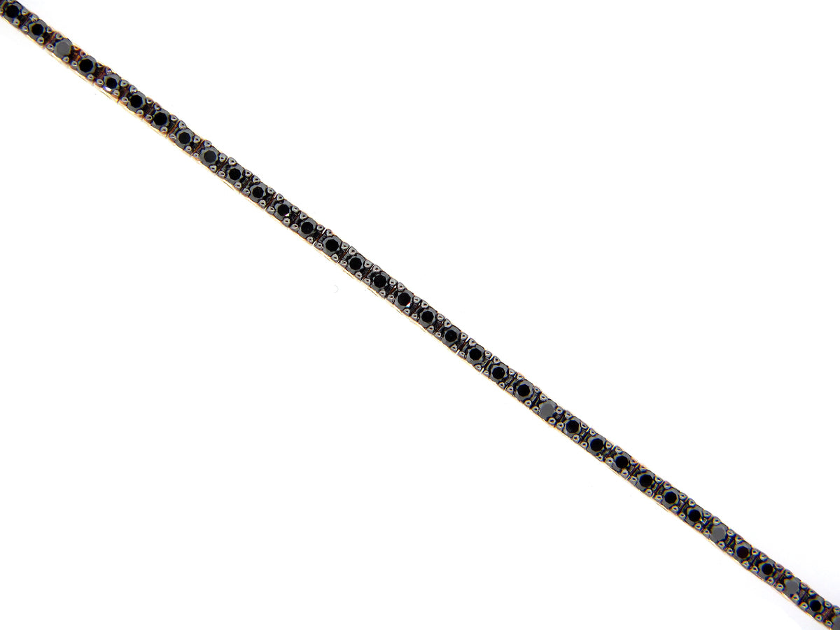 BLACK DIAMOND BRACELET, 14KY (N)