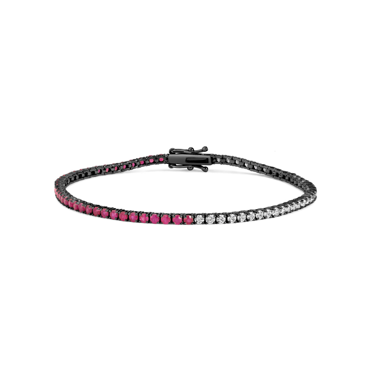 Ruby & Diamond Tennis Bracelet