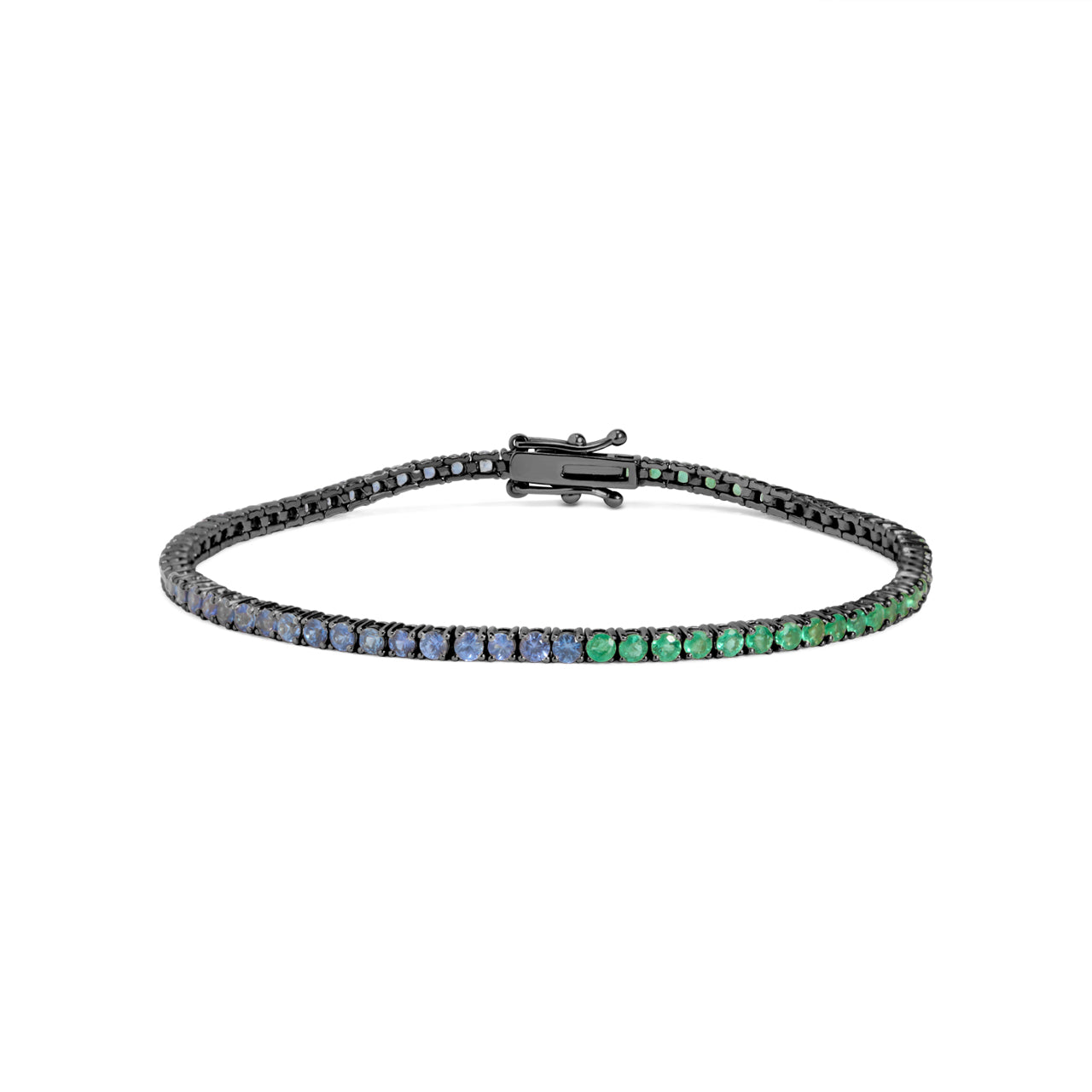 Sapphire & Emerald Tennis Bracelet