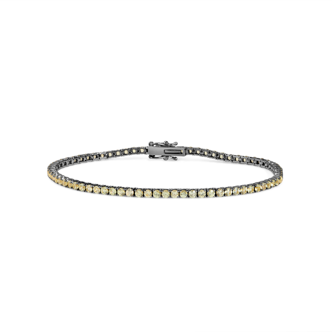 Green Sapphire Tennis Bracelet