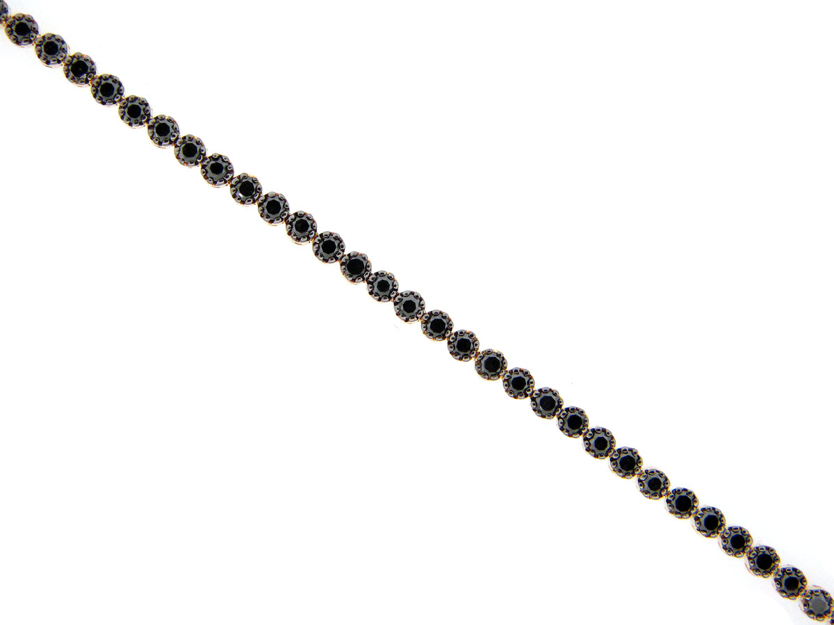 BLACK DIAMOND BRACELET, 14KY (N)