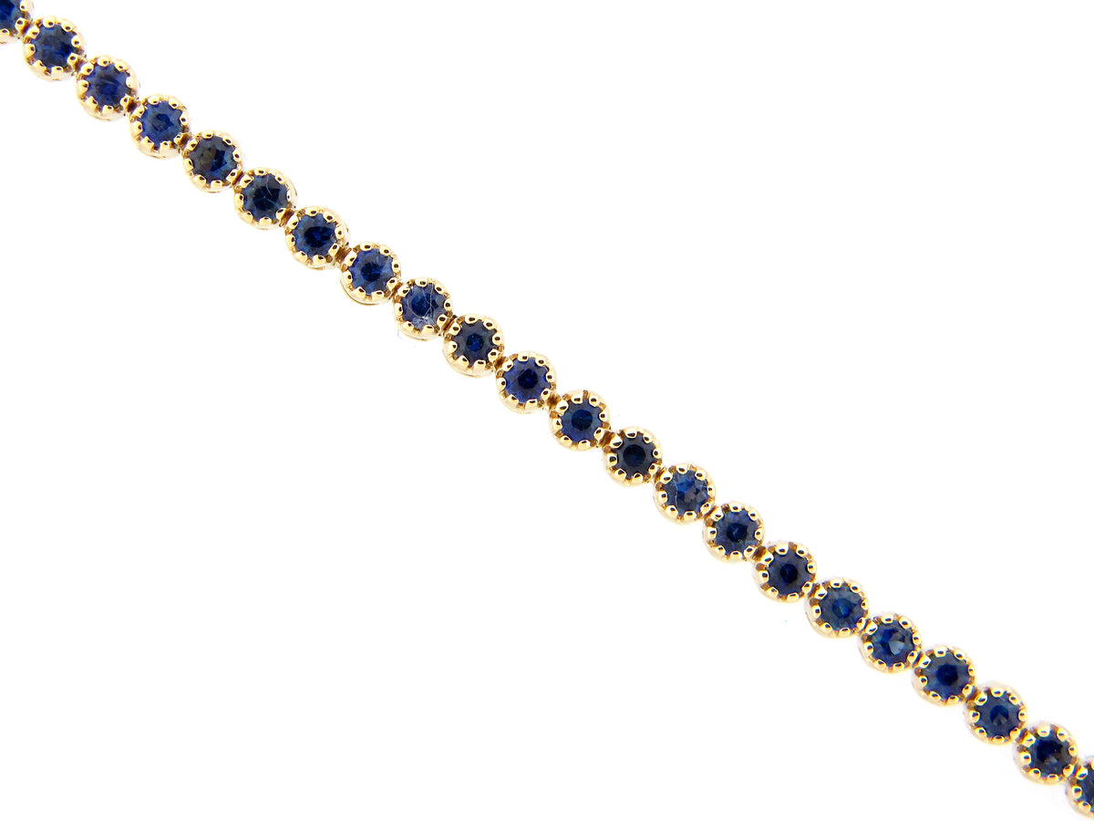 SAPPHIRE BRACELET, 14KY (H)